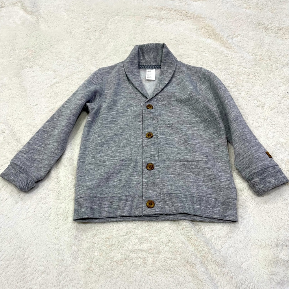 Boys Shawl Collar Cardigan